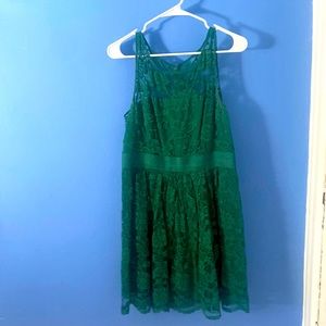Green Lace BB Dakota Dress